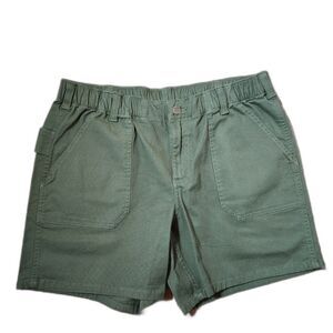 Carhartt Rugged Flex Canvas Shorts | Women’s Size 16 | Olive Green | NWT
